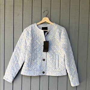 Bagatelle Pale Blue Quilted Jacket M & L